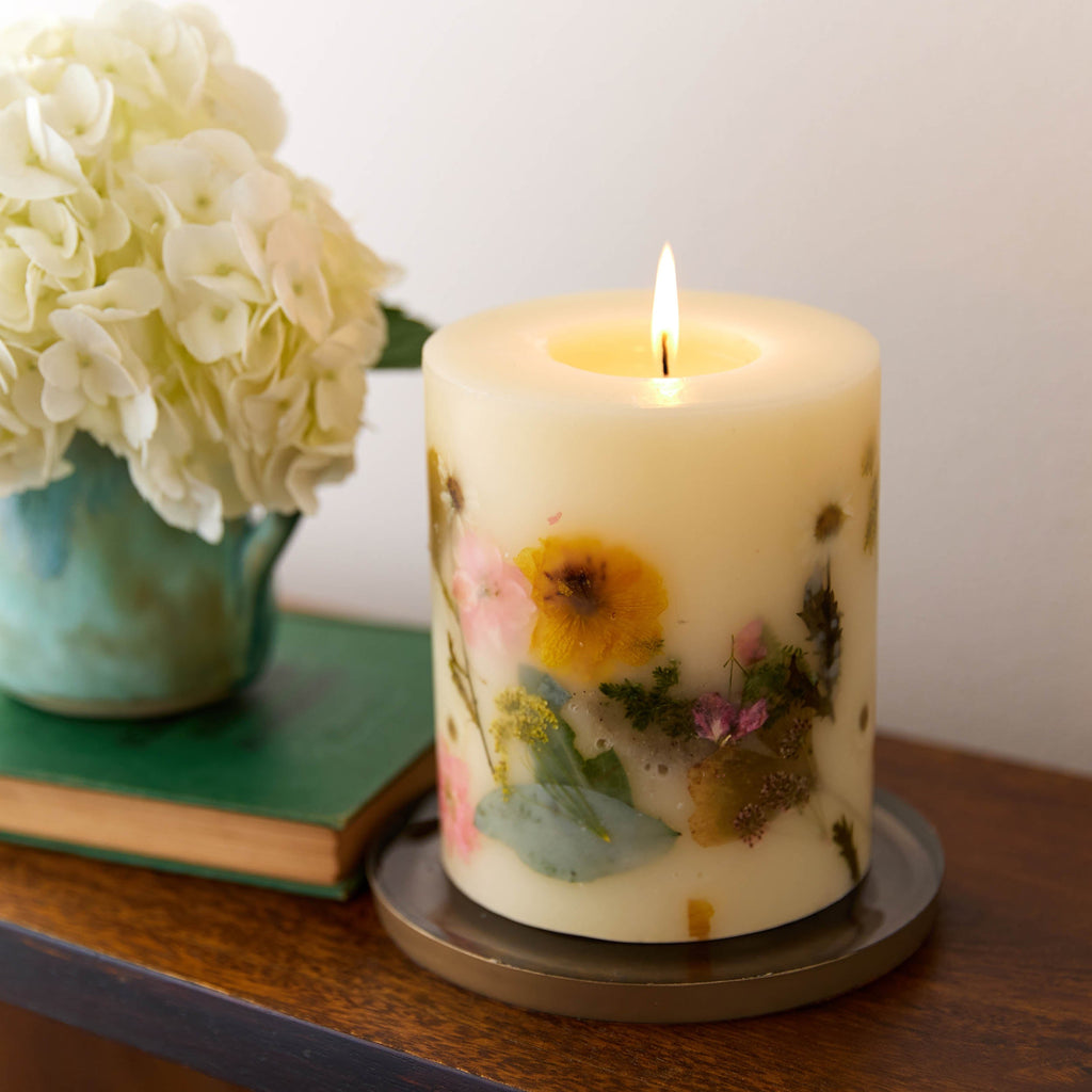 Lemon Blossom Small Round Botanical Candle