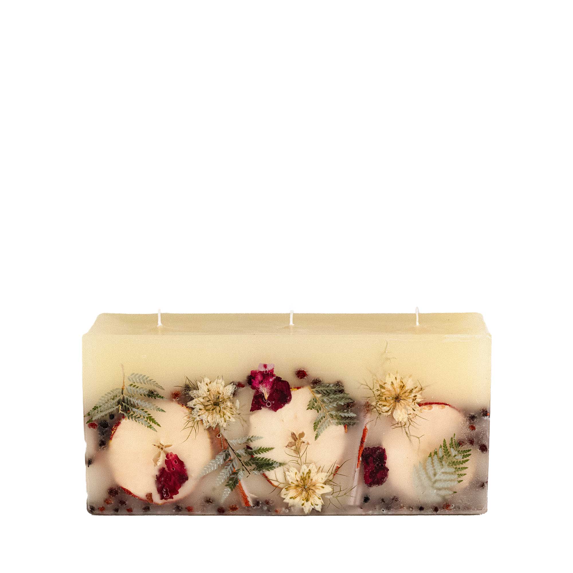 Spicy Apple Brick Botanical Candle