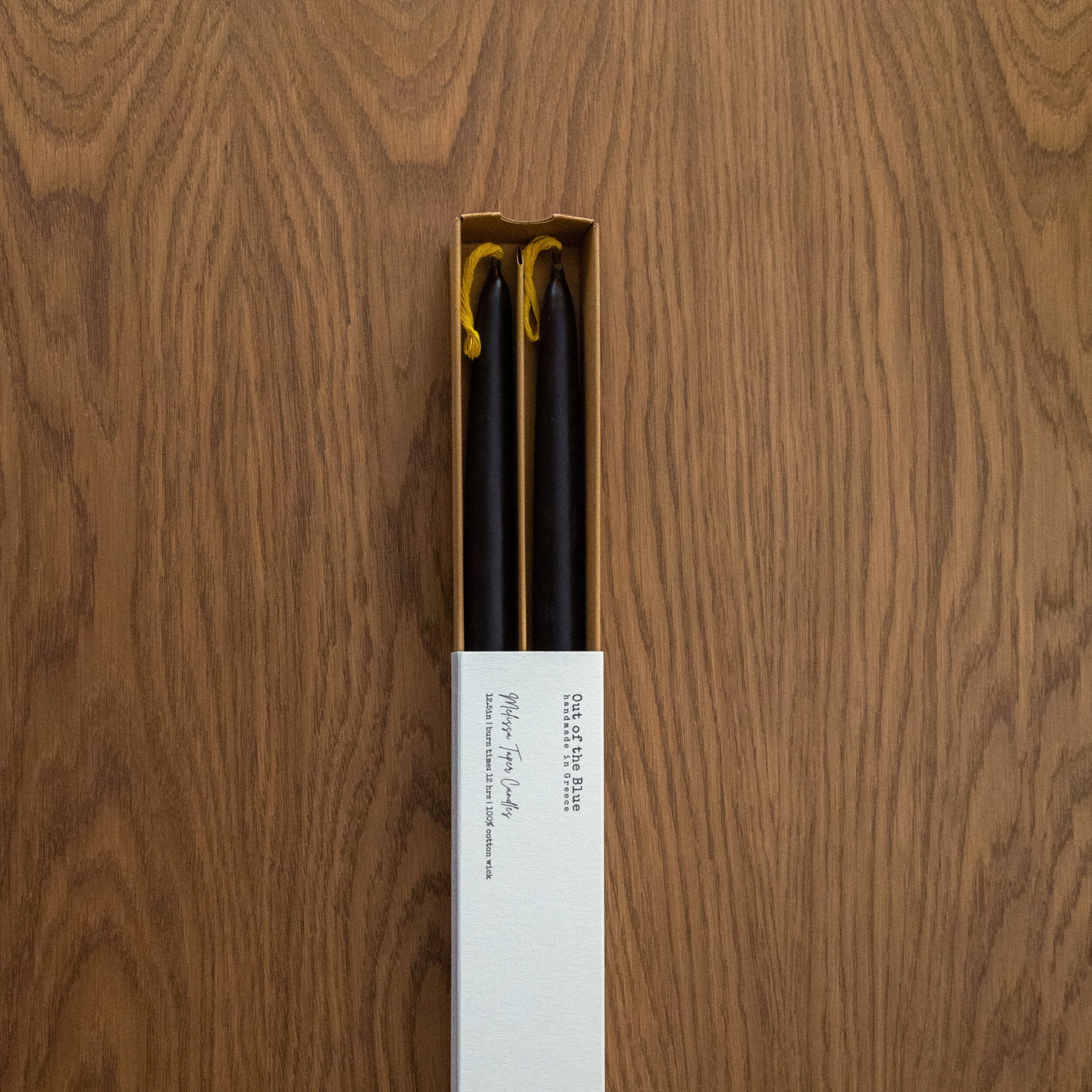 Melissa Taper Beeswax Candles - Set of 2