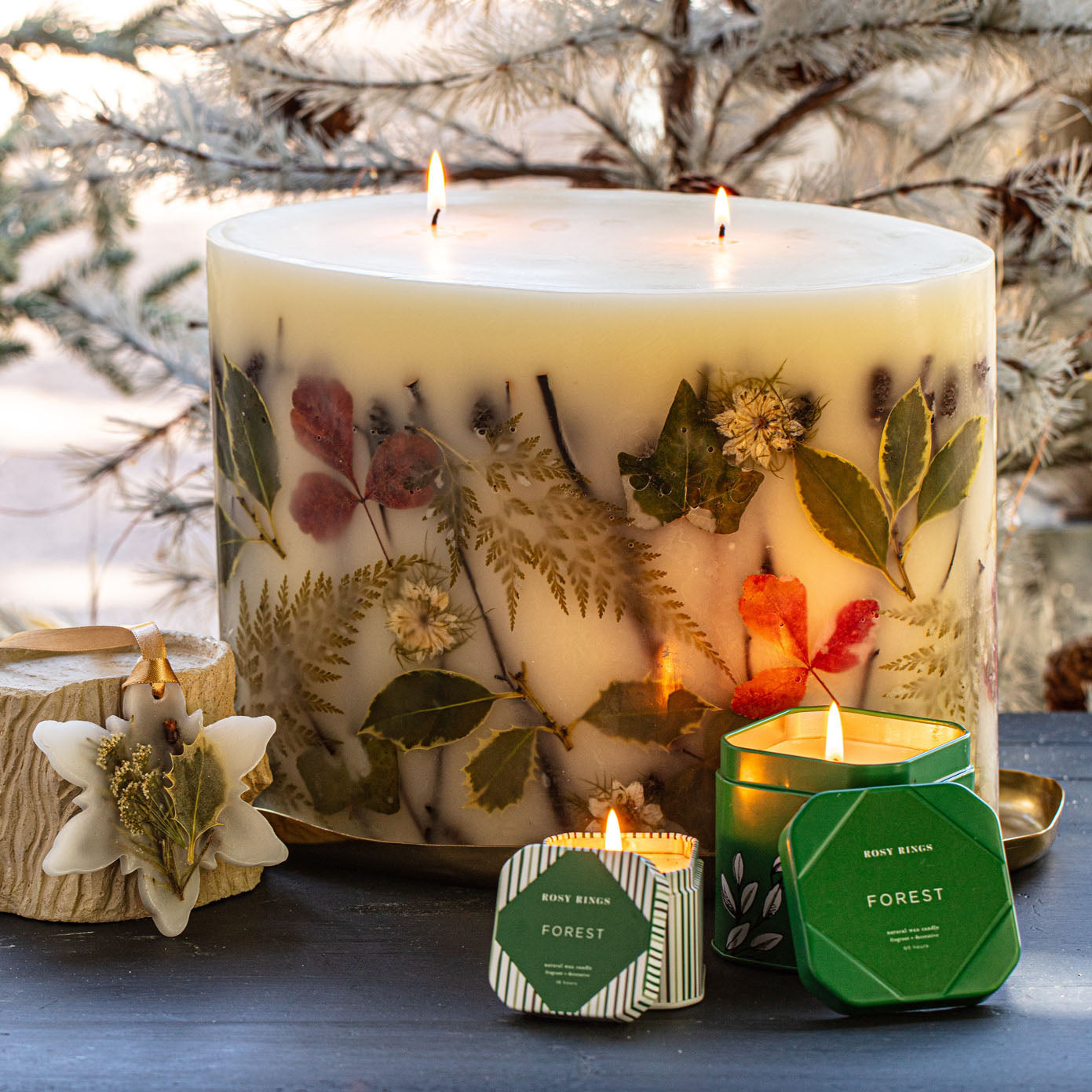 Forest Oval Botanical Candle