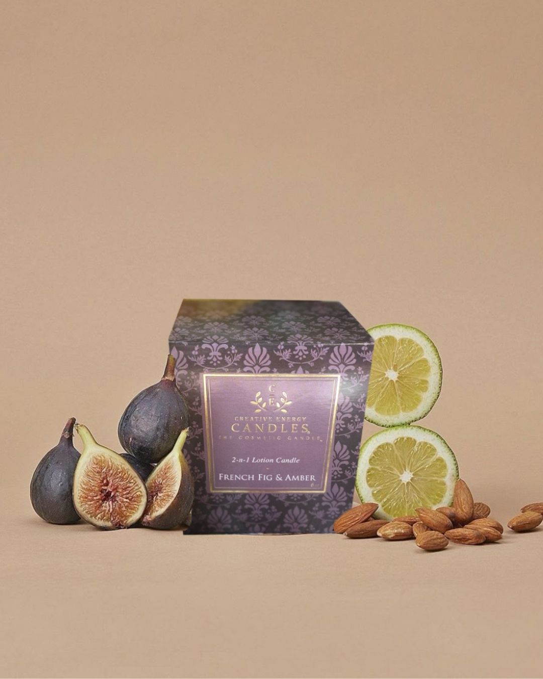 French Fig & Amber Soy Lotion Candle