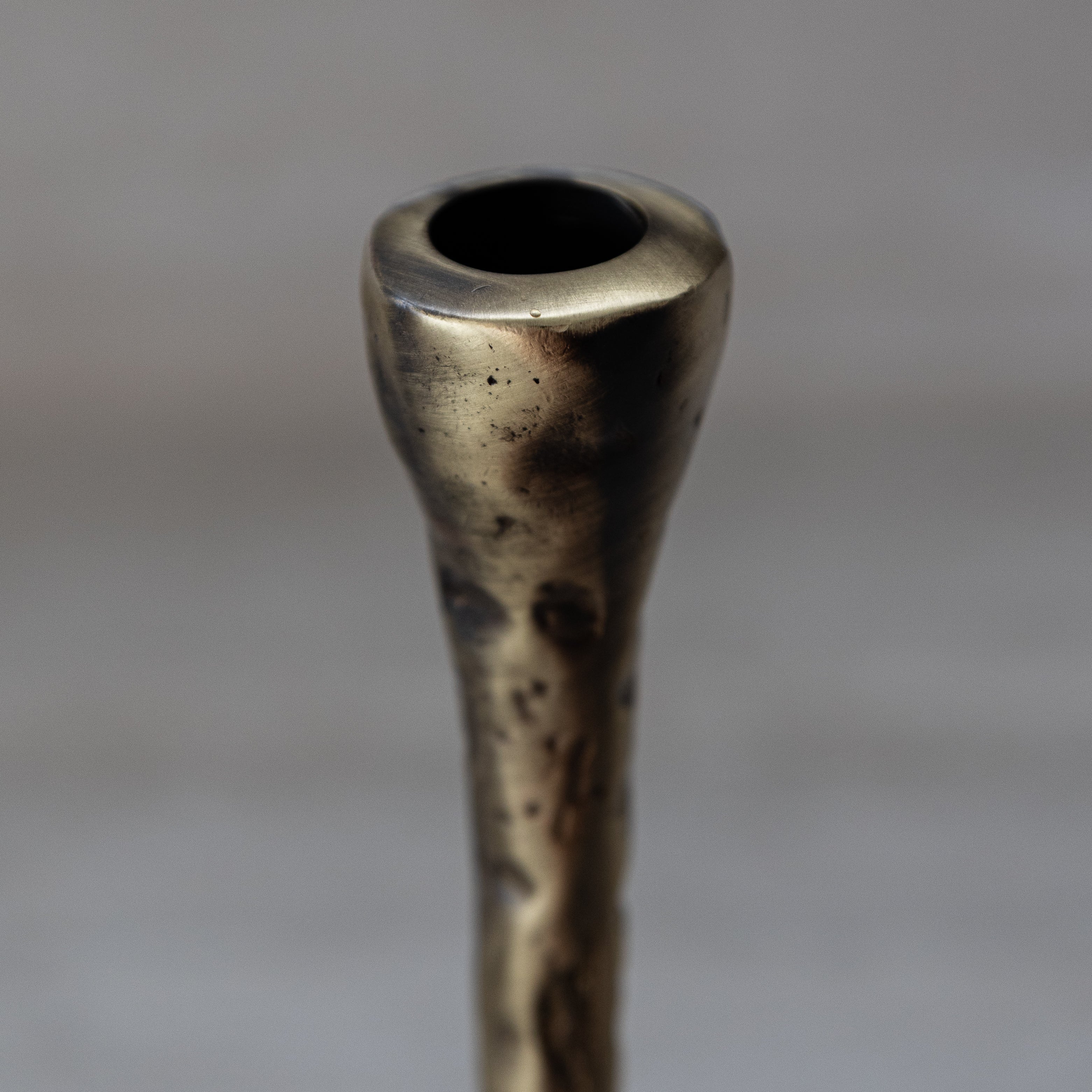 Antique Brass Candlesticks - Set of 3