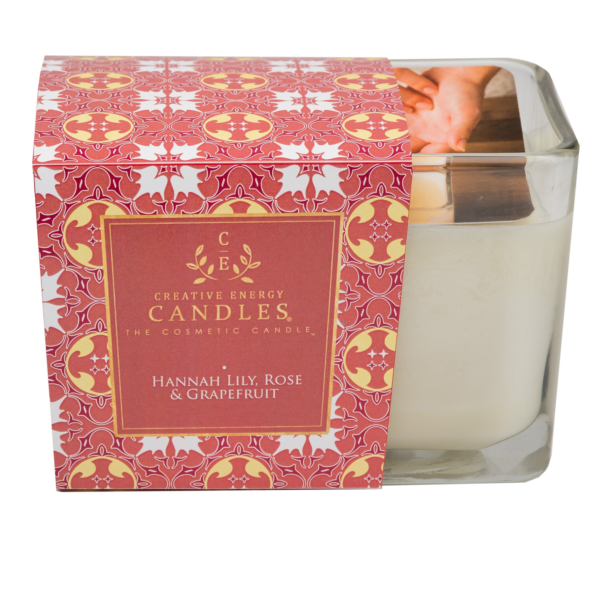 Hannah Lily, Rose & Grapefruit Soy Lotion Candle