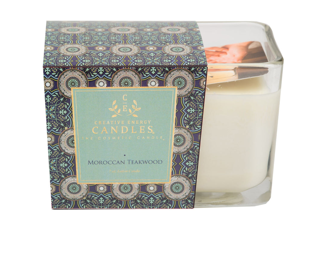 Moroccan Teakwood Soy Lotion Candle