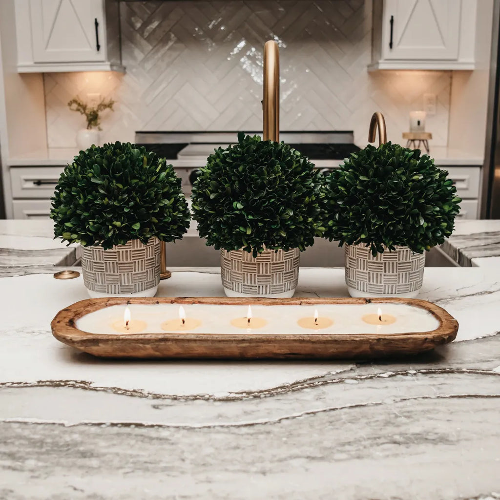 5-Wick Dough Bowl Soy Candle - By The Fire