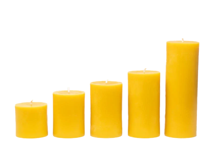 Beeswax Pillar Candle