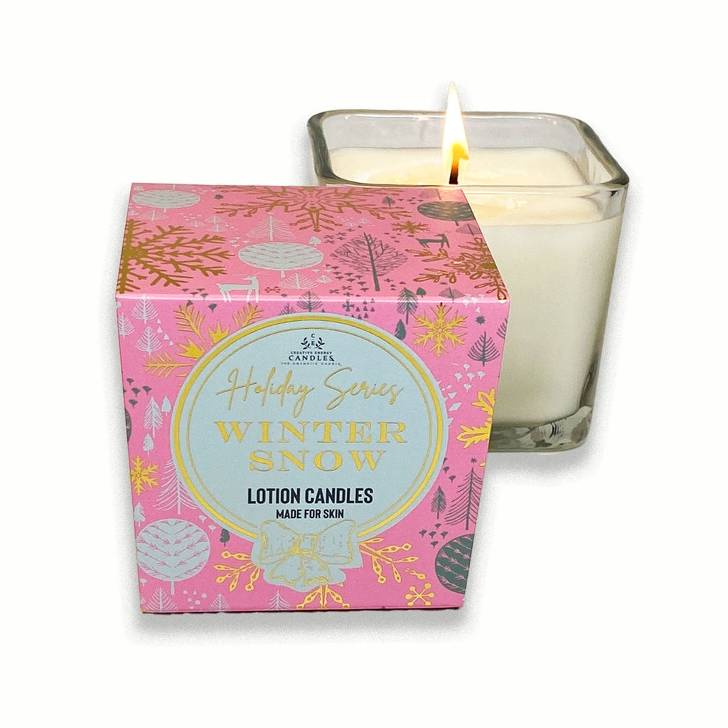 Winter Snow ~ Soy Lotion Candle