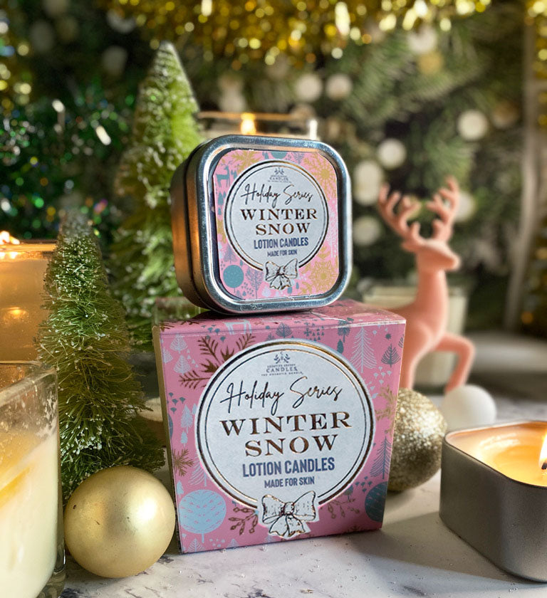 Winter Snow ~ Soy Lotion Candle